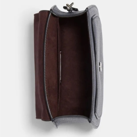 Coach Remi Saddle Bag With Whipstitch Daisy Applique - Picture 3 of 5